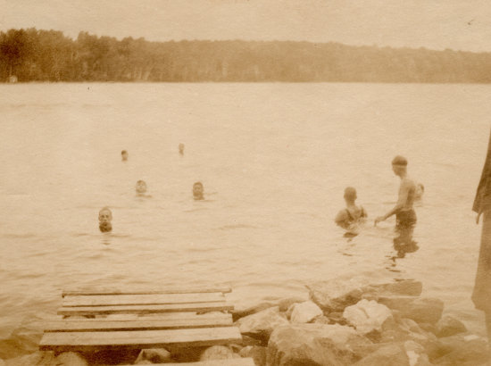 Scouts Swimming at Workcoeman (late 1920s)