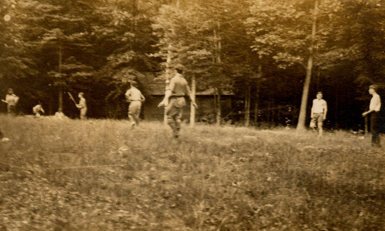 Baseball on the Parade Ground (mid 1930s)