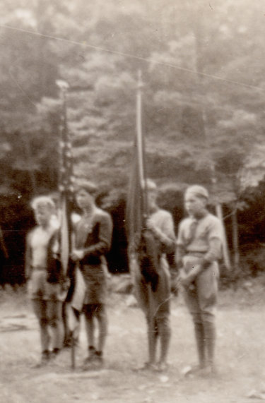 Scouts on Parade Ground (1930s)