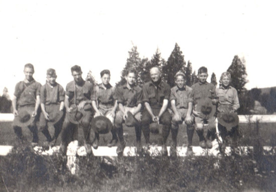 Torrington Scouts on Council Hike